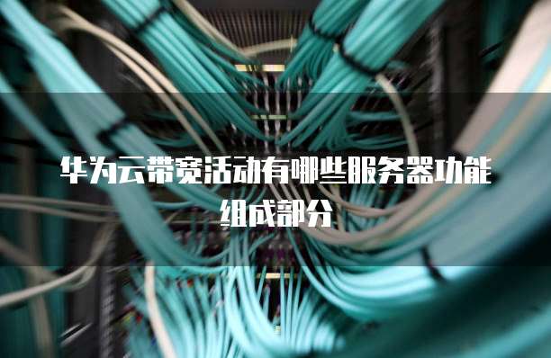 华为云带宽活动有哪些服务器功能组成部分