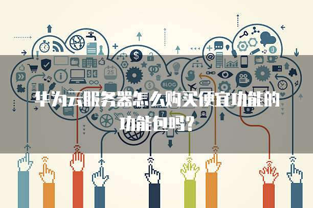 华为云服务器怎么购买便宜功能的功能包吗?