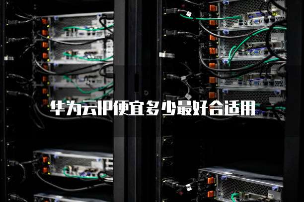 华为云IP便宜多少最好合适用