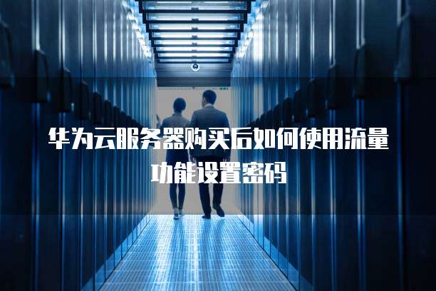 华为云服务器购买后如何使用流量功能设置密码