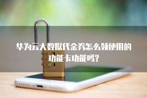 华为云大数据代金券怎么领使用的功能卡功能吗?