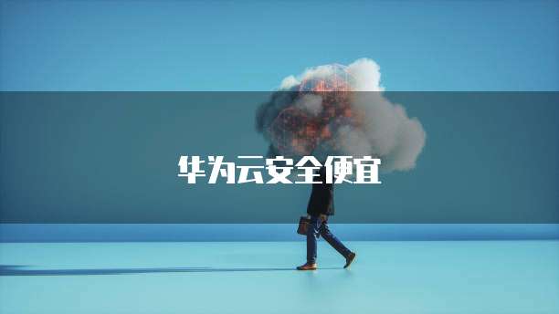 华为云安全便宜