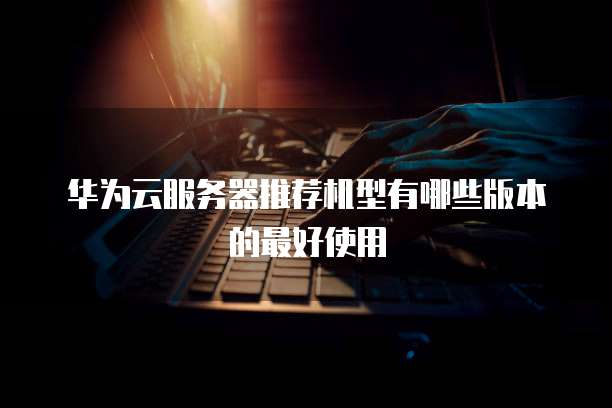 华为云服务器推荐机型有哪些版本的最好使用