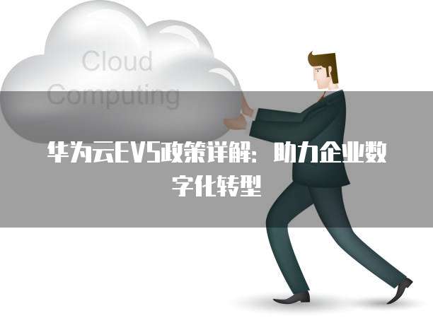 华为云EVS政策详解:助力企业数字化转型