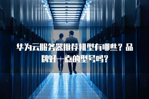 华为云服务器推荐机型有哪些?品牌好一点的型号吗?