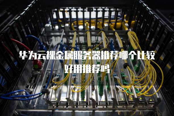华为云裸金属服务器推荐哪个比较好用推荐吗