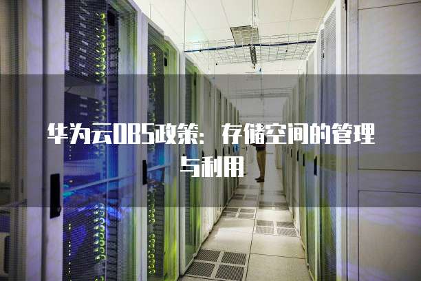 华为云OBS政策:存储空间的管理与利用
