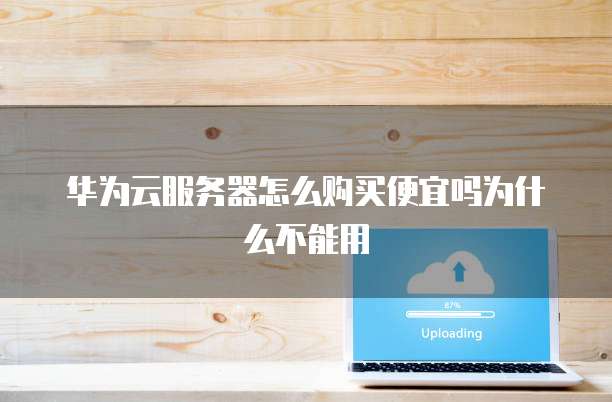 华为云服务器怎么购买便宜吗为什么不能用