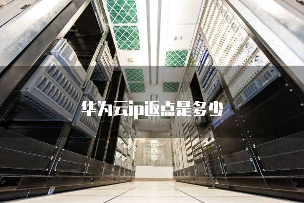 华为云ip返点是多少