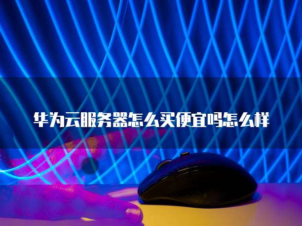 华为云服务器怎么买便宜吗怎么样