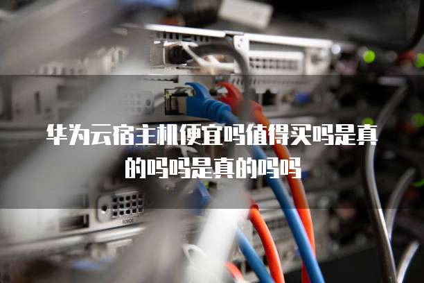 华为云宿主机便宜吗值得买吗是真的吗吗是真的吗吗
