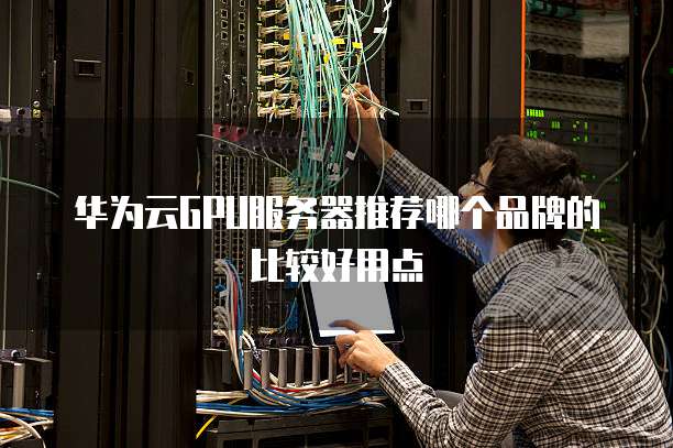 华为云GPU服务器推荐哪个品牌的比较好用点