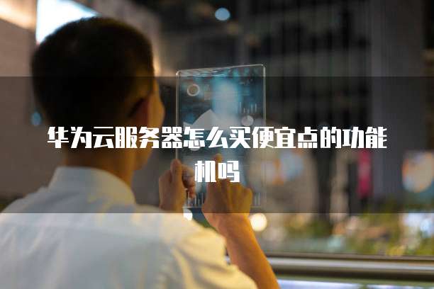 华为云服务器怎么买便宜点的功能机吗