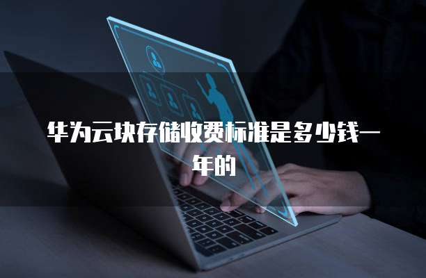 华为云块存储收费标准是多少钱一年的