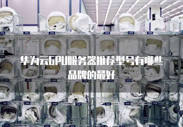 华为云GPU服务器推荐型号有哪些品牌的最好