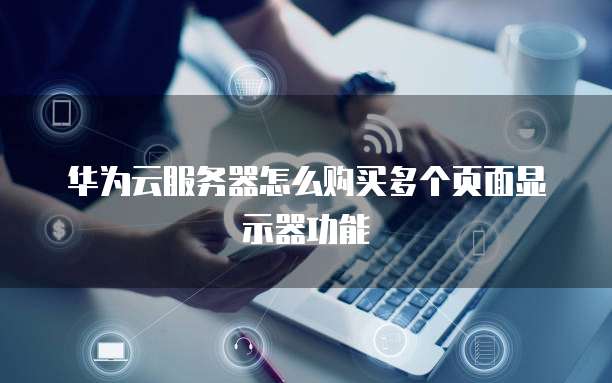 华为云服务器怎么购买多个页面显示器功能