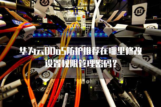 华为云DDoS防护推荐在哪里修改设置权限管理密码?