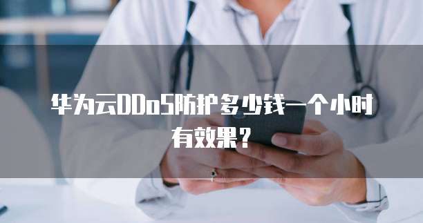 华为云DDoS防护多少钱一个小时有效果?
