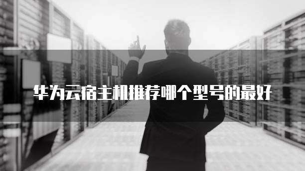华为云宿主机推荐哪个型号的最好