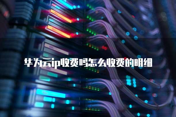 华为云ip收费吗怎么收费的明细