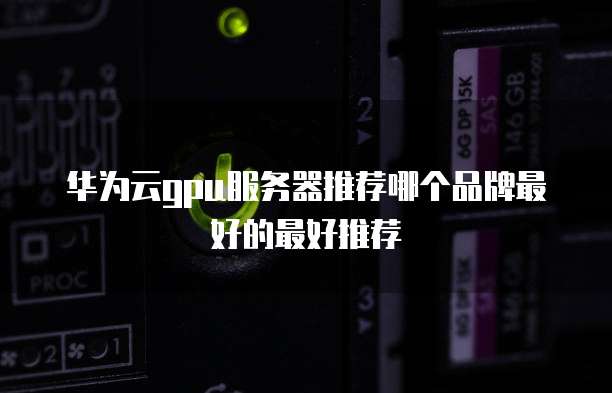华为云gpu服务器推荐哪个品牌最好的最好推荐