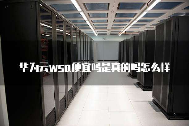 华为云wsa便宜吗是真的吗怎么样