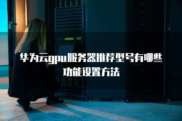 华为云gpu服务器推荐型号有哪些功能设置方法