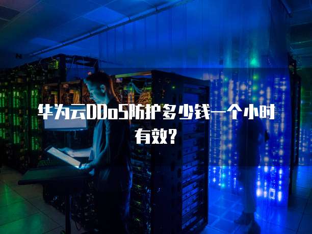 华为云DDoS防护多少钱一个小时有效?