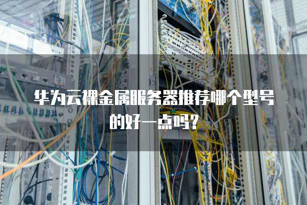 华为云裸金属服务器推荐哪个型号的好一点吗?
