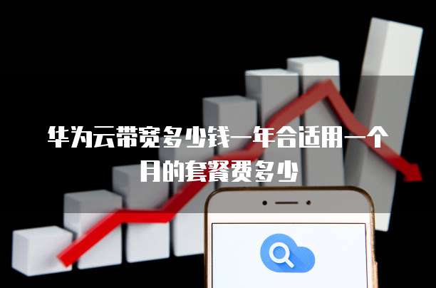 华为云带宽多少钱一年合适用一个月的套餐费多少