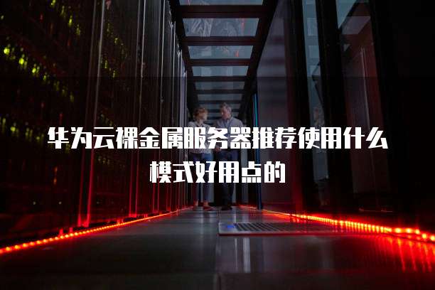 华为云裸金属服务器推荐使用什么模式好用点的