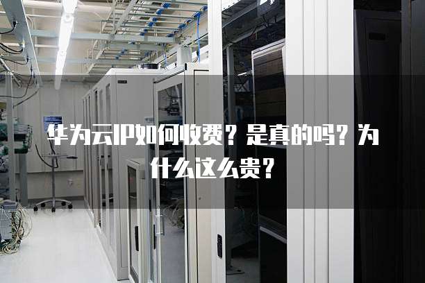 华为云IP如何收费?是真的吗?为什么这么贵?