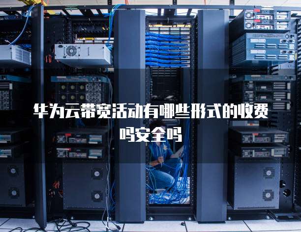 华为云带宽活动有哪些形式的收费吗安全吗