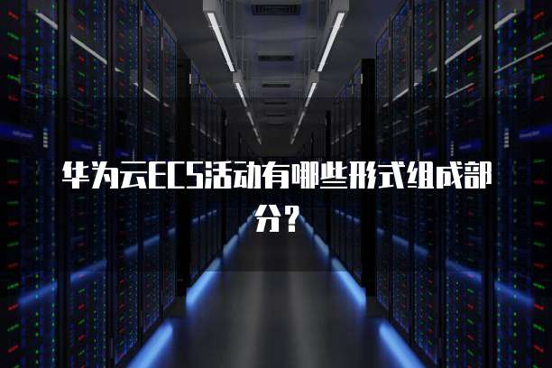 华为云ECS活动有哪些形式组成部分?
