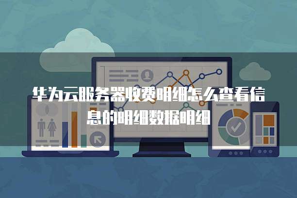 华为云服务器收费明细怎么查看信息的明细数据明细