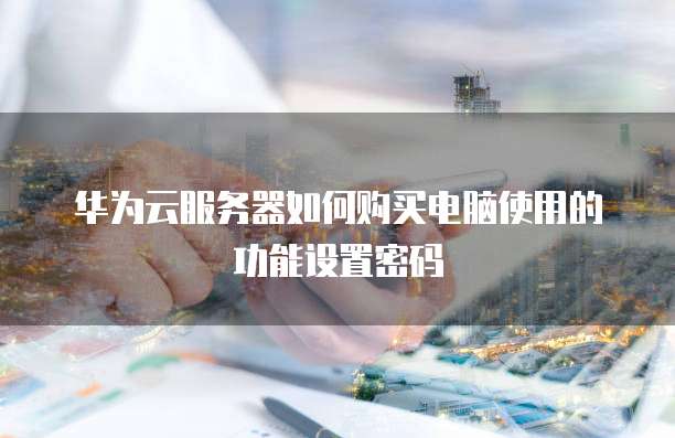 华为云服务器如何购买电脑使用的功能设置密码