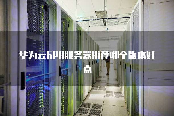 华为云GPU服务器推荐哪个版本好点