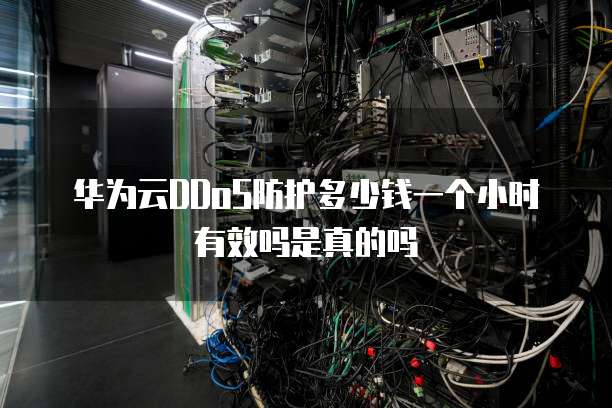 华为云DDoS防护多少钱一个小时有效吗是真的吗