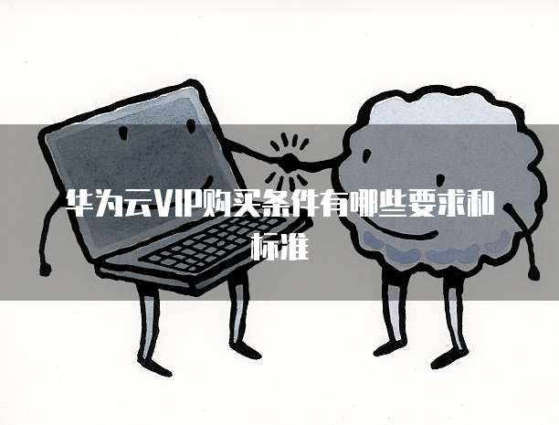 华为云VIP购买条件有哪些要求和标准