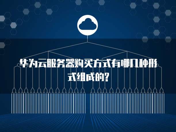 华为云服务器购买方式有哪几种形式组成的?
