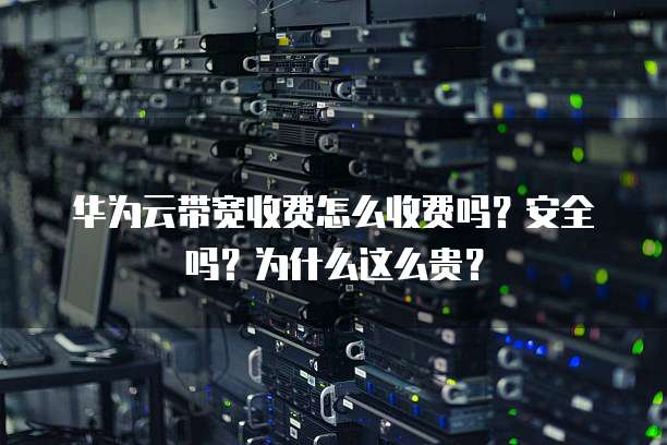 华为云带宽收费怎么收费吗？安全吗？为什么这么贵？