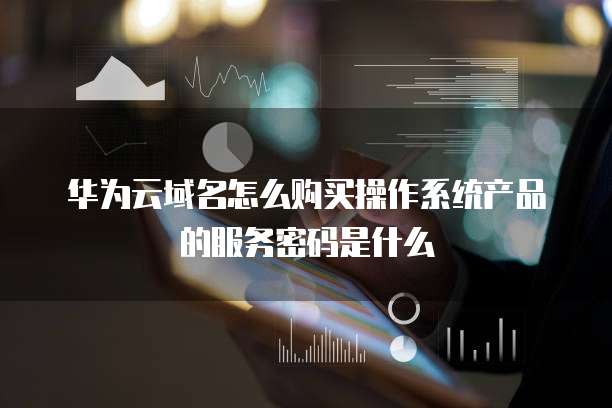 华为云域名怎么购买操作系统产品的服务密码是什么