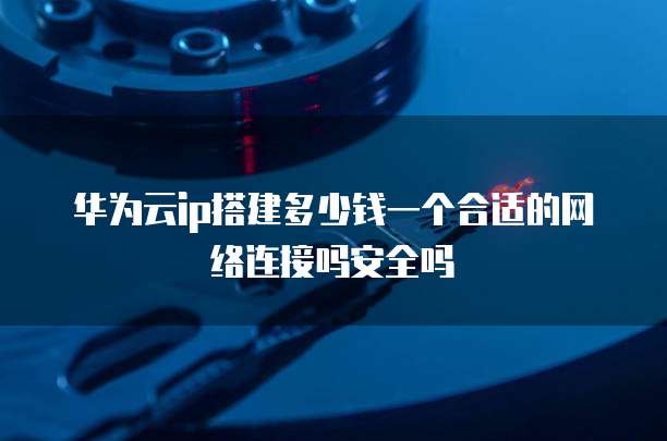 华为云ip搭建多少钱一个合适的网络连接吗安全吗