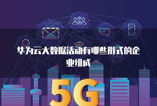 华为云大数据活动有哪些形式的企业组成