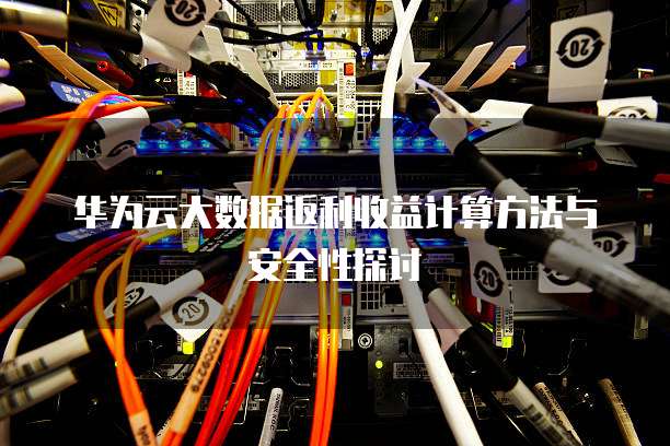 华为云大数据返利收益计算方法与安全性探讨