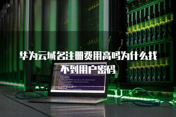 华为云域名注册费用高吗为什么找不到用户密码