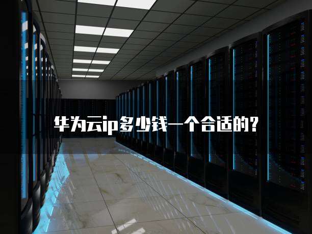 华为云ip多少钱一个合适的?