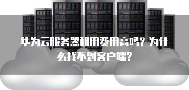 华为云服务器租用费用高吗?为什么找不到客户端?