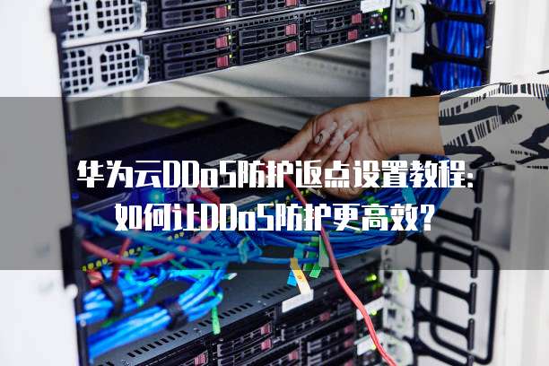 华为云DDoS防护返点设置教程:如何让DDoS防护更高效?