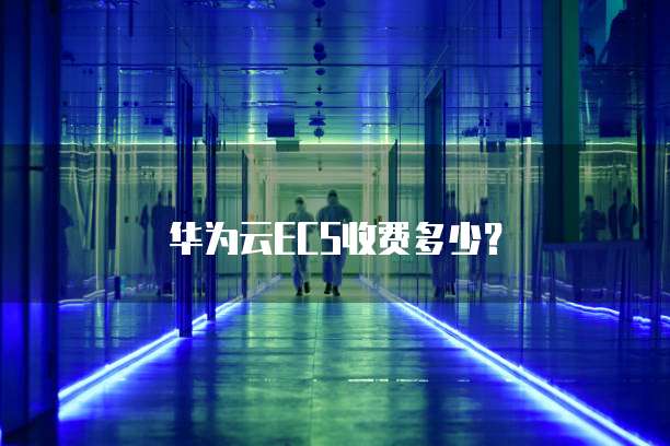 华为云ECS收费多少?